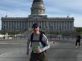 Rucking the SLC Half Marathon in a kilt